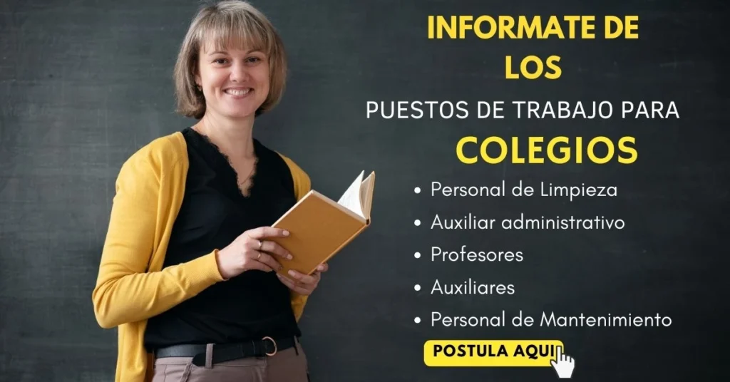 Trabaja en Colegios