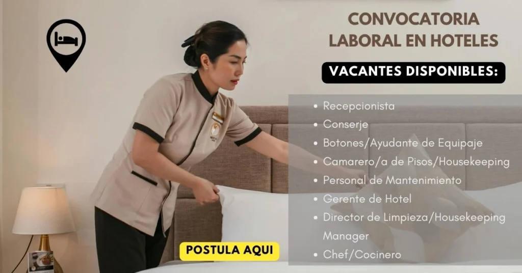🏨 Convocatoria de Empleo en Hoteles