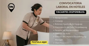 🏨 Convocatoria de Empleo en Hoteles