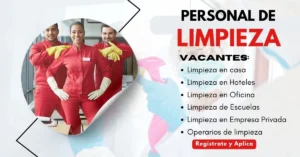 Convocatoria de Empleo Personal de Limpieza